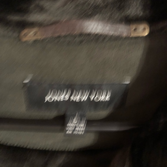 jones New York Faux Shearling - olive green - Picture 3 of 4